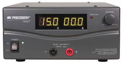 B&K PRECISION Power Supply: Switching Digital DC, 4.33 in H x 8.66 in W x 14.17 in D - Switching Digital DC Power Supplies