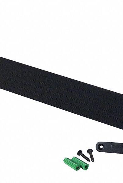 RETRACTA-BELT Wall Mounted Retractable Belt Barrier: Fixed Mounting Plate - Wall-Mount Retractable Belt Barriers