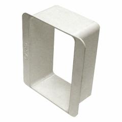 BRIDGEPORT Box Extender: PVC, White, For 1 Gangs, 1.12 in Overall Dp, 1.88 in Overall Wd (MPN BXE-100). Key specifications — Brand: BRIDGEPORT; For Number of Gangs: 1; Accessory Type: Box Extender; Color: White; Material: PVC.