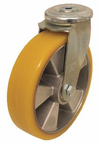 APPROVED VENDOR Bolt-Hole Caster: Swivel, No Brake, Polyurethane, 8 in Wheel Dia., 2 in Wheel Wd (MPN LER-ALTH 200K). Key specifications — attr1111490: APPROVED VENDOR; attr1176865: Swivel.