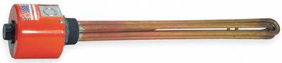 TEMPCO Screw Plug Immersion Heater: 1 Phase, 120V AC, 1,000 W Watt, 1 in NPT, 91.51 W/sq in - Screw-Plug Immersion Heaters