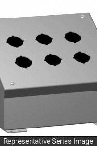 HAMMOND Push Button Consolet: 22mm, 8 Holes, Carbon Steel, NEMA 12/13 (MPN 1490MG8). Key specifications — Brand: HAMMOND; Environments & Applications: Oil-Tight and Dust-Tight.