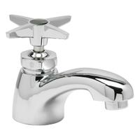 ZURN Low Arc Bathroom Faucet: AquaSpec®, Brass, Chrome Finish, 0.5 gpm Flow Rate, Single-Post, Arc (MPN Z82702-XL-3M). Key specifications — Includes: NPSM Coupling Nut; Brand: ZURN; Series: AquaSpec®.