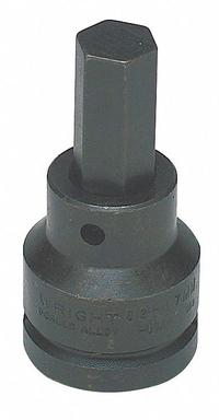 WRIGHT TOOL Impact Socket Bit : SAE, 24 mm Tip Size, 3 3/4 in Overall Lg, Replaceable Insert (MPN 62-24MM). Key specifications — attr1204700: Replaceable Insert; attr1204712: WRIGHT TOOL.