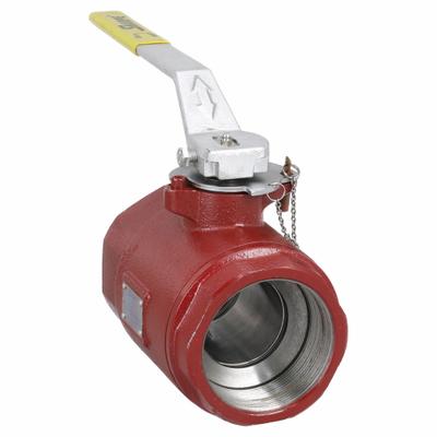 SHARPE Manual Two-Way Ball Valve: 4 in, Ductile Iron, Straight, FNPT x FNPT - Ductile Iron Ball Valves