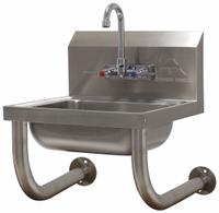 ADVANCE TABCO Hand Sink: 1 Stations, 5 in Bowl Dp, 14 in Bowl Lg, 10 in Bowl Wd, Faucet Included (MPN 7-PS-64). Key specifications — Includes Side Splash: Side Splash Not Included; Brand: ADVANCE TABCO.
