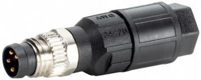 MURRELEKTRONIK Circular Connector: A Coded, 3 Pin, M8 Screw with Straight Connection, IP65/IP67 - Field-Wireable M8 Circular Connectors