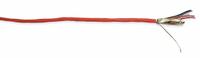 CAROL Fire Alarm Cable: 1,000 ft Cable Lg, Plenum, Plenum, PVC, PVC, Red, PVC, 4 Conductors, 0 Pairs (MPN E3604S.41.03). Key specifications — Brand: CAROL; Conductor Gauge: 18 AWG; Jacket Material: PVC; Shielding Material: Foil; Solid/Stranded: Solid.