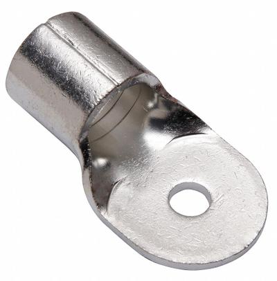 BURNDY Ring Terminal: Bare, 1/2 in Stud Size, 500 kcmil to 600 kcmil Wire Sizes - Non-Insulated Ring Terminals