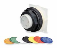 SCHNEIDER Extended Push Button: Black/Blue/Green/Red, 30 mm Mounting Size, Non-Metallic, Momentary (MPN 9001SKR3U). Key specifications — Brand: SCHNEIDER; Action: Momentary; Series: 9001SK; Push Button Material Type: Non-Metallic.