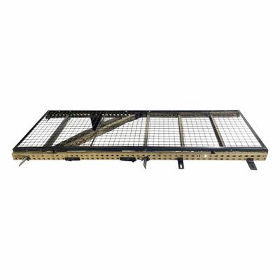 WIRECRAFTERS Aisle Guard Side Panel: 1 Bays, 45 in x 1 1/4 in x 96 in, 10 ga, Steel - Welded-Frame Wire Mesh Pallet Rack Side Guards