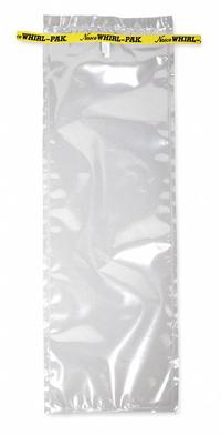 WHIRL-PAK Sampling Bag: Std, Sterile, 42 fl oz Capacity - oz, 1.24 L Capacity - mL, 15 in Overall Lg (MPN B01027). Key specifications — Brand: WHIRL-PAK; Color: Clear; Product Type: Sampling Bag; Standards: USDA; Style: Standard.
