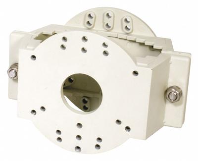 SPECO TECHNOLOGIES Camera Mount: Bolts, Pole, Waterproof, White - Speco Technologies Accessories