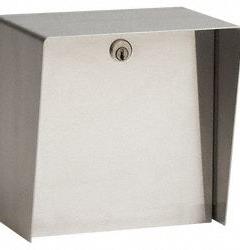 PEDESTAL PRO Outdoor Housing: 8 in Overall Ht, Silver, Cover Housing, 6 in x 8 in, Silver (MPN MC-SS-08-E). Key specifications — attr193630: PEDESTAL PRO; attr982335: EPDM Rubber Seal; attr982316: Silver; attr982338: Cameras; attr982348: Polished; attr982331: Stainless Steel; attr1022512: Cover Housing.