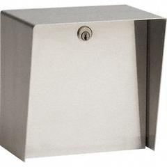 PEDESTAL PRO Outdoor Housing: 8 in Overall Ht, Silver, Cover Housing, 6 in x 8 in, Silver (MPN MC-SS-08-E). Key specifications — attr193630: PEDESTAL PRO; attr982335: EPDM Rubber Seal; attr982316: Silver; attr982338: Cameras; attr982348: Polished; attr982331: Stainless Steel; attr1022512: Cover Housing.