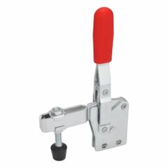 JW WINCO Vertical Acting Toggle Clamp: Vertical Handle, Flange Base Mounting, 54 mm Arm Lg, Rubber (MPN 810.1-130-BC). Key specifications — attr668198: JW WINCO.