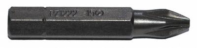 ZEPHYR Insert Bit: Insert Bit, Imperial, Pozidriv Head, PZ2 Bit Industry Size - Pozidriv Bits