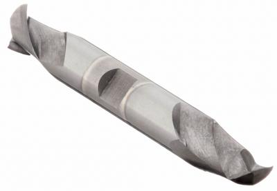 CLEVELAND Square End Mill: Cobalt, TiCN Coated, Double End, 2 Flute, 5/16" Mill Dia - Double-End Cobalt Square End Mills