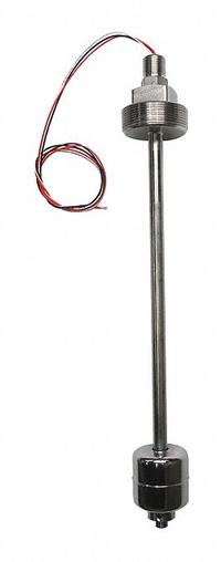 MADISON Industrial Continuous Level Transmitter: Float Level Sensor, 316 Stainless Steel, +/-0.25 in (MPN C4651-12803). Key specifications — Float Material: 316 Stainless Steel; Output Voltage Range: 4 to 20mA; Nameplate Voltage: 12/30V DC; Accuracy: +/-0.25 in; Body Material: 316 Stainless Steel; Brand: MADISON; Connection Type: NPT; Mounting Direction: Vertical.