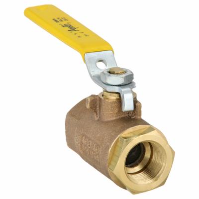 APOLLO Manual Two-Way Ball Valve: 3/4 in, Bronze, Straight, FNPT x FNPT - Bronze Ball Valves