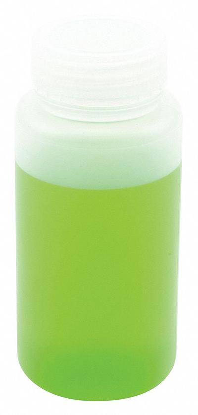 APPROVED VENDOR Laboratory Bottle: Polypropylene, 500 mL, 16.9 fl oz, Closure Included - Polypropylene Wide Mouth Round Lab Bottles