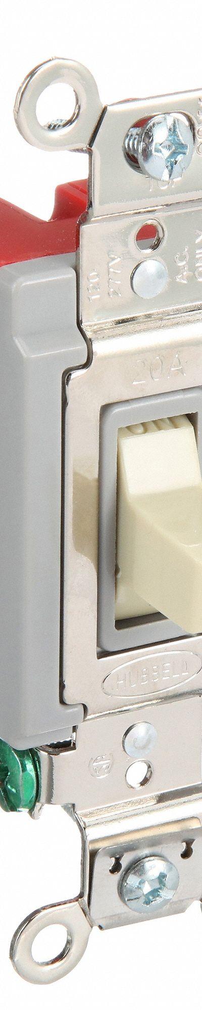 HUBBELL Wall Switch: Toggle Switch - Toggle Wall Switches