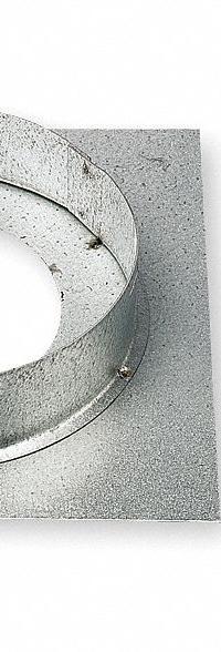 Firestop Support Plate: 5 in Duct, 26 ga Base Thick, Steel, 1 3/8 in Base Ht, 9 1/2 in Base Wd (MPN 5FSP). Key specifications — Gas Appliance Category: Category I; Material: Steel; Brand: AMERI-VENT; Standards: UL; Finish: Galvanized.