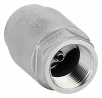 APPROVED VENDOR Check Valve: Piston, Inline Valve Body, 1 in Pipe Size, FNPT x FNPT, Female, NPT (MPN 06H021N01010). Key specifications — Brand: APPROVED VENDOR.