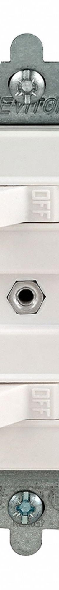 LEVITON Wall Switch: Toggle Switch, Single Pole, Maintained, White, 120/277V AC, 15 A (MPN 5224-2W). Key specifications — Illuminated: No; Voltage Rating: 120/277V AC.