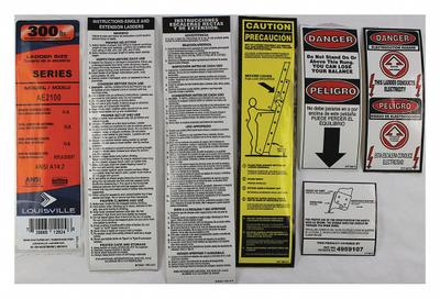 LOUISVILLE Label Kit: For 33J653/36Y334/36Y335/36Y336/36Y337/36Y338/36Y339 - Material Handling Parts