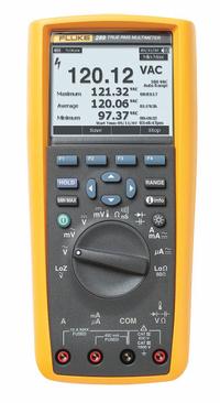 FLUKE Digital Multimeter: TRMS, CAT III 1000V/CAT IV 600V, 1,000 V Max AC Volt Measurement, USB (MPN FLUKE-289/CWG). Key specifications — Instrument Counts: 50,000; Brand: FLUKE; Calibration Certificate Included: Included.