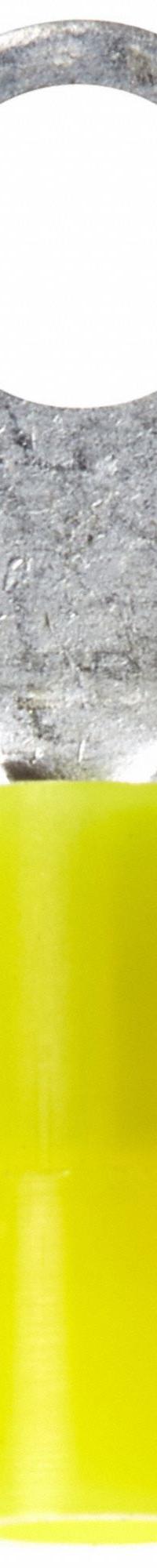 3M Ring Terminal: Yellow, Nylon Insulation, #6 Stud Size, 26 AWG to 24 AWG Wire Sizes, 1,000 V (MPN MN24-6RK). Key specifications — attr1308027: 3M.
