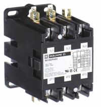 SQUARE D Definite Purpose Magnetic Contactor: 3 Poles, 277V AC, 60 A, Non-Reversing (MPN 8910DPA63V04). Key specifications — Brand: SQUARE D; Coil Voltage: 277V AC; Contactor Style: HVACR Definite Purpose Contactor; Terminal Connection Type: Quick-Disconnect Terminals; Maximum Voltage Rating: 600V AC; Series: 8910 Series Type DPA; Phase: Three; Main Pole Contact Form: 3NO.