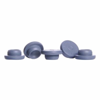 KIMBLE Stopper: Chlorobutyl, 20 Stopper Size, 7.6 mm Bottom Dia, 20 mm Top Dia - Synthetic Rubber Stoppers