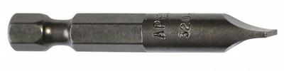 APEX Power Bit: Power Bit, Slotted Head, Imperial, 5F-6R Bit Industry Size, Std - Impact Bits
