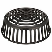 ZURN Dome Strainer: 12 1/2 in Overall Dia, 4 1/2 in Overall Ht, Plastic, Unfinished, Drop-In (MPN P100-POLYDOME-USA). Key specifications — Connection Type: Drop-In; Finish: Unfinished; Brand: ZURN.