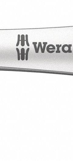 WERA Adjustable Wrench: Steel, Satin Chrome, 6 1/16 in Overall Lg, 1/2 in Jaw Capacity, Comfort Grip (MPN 05020100001). Key specifications — attr309359: Satin Chrome; attr324924: WERA; attr309358: Steel.