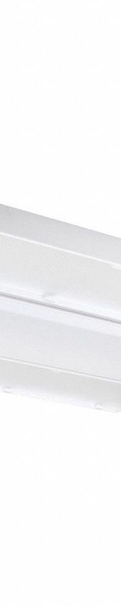 MAXLITE Linear LED Bay Light: 10 in Lg, 13,100 lm_15,800 lm_18,400 lm, 3500K/4000K/5000K, 120 W (MPN HLV-080WUF-CSCREM). Key specifications — Voltage: 120 to 277V AC; Brand: MAXLITE; Color Temperature: 3500K.