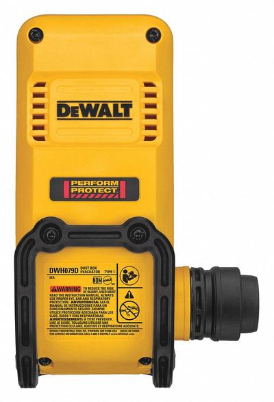DEWALT Dust Box Evacuator: On-Tool, Self-Contained, DWV010/DWV012, SDS-Plus - Replacement Parts & Accessories for Extractor Attachments