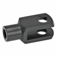 JW WINCO Clevis Rod Ends: Aluminum, Black Anodized, M12 Tap Size, Right Hand, 24 mm Body Wd (MPN 71752-12-24-M12-AL). Key specifications — attr446315: JW WINCO; attr1109956: Right Hand.