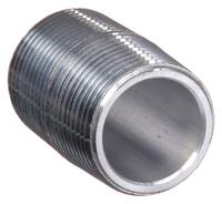 Nipple: Aluminum, 1 1/2 in Trade Size, Male to Male (MPN AN-5). Key specifications — Ends - Hazardous Fittings: 1-1/2 in MNPT x 1-1/2 in MNPT; Finish: Plain; Brand: HUBBELL KILLARK.