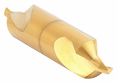KEO Center Drill: Plain Type, #6, 90°, 3 in Overall Lg - Plain-Tip Center Drills