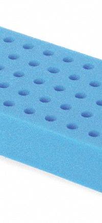 Tube Rack: Foam, Blue, (50) Tubes (MPN 30400239). Key specifications — Material: Foam; Color: Blue; Product Type: Test Tube Rack; Total Holding Capacity: (50) Tubes; Brand: OHAUS.