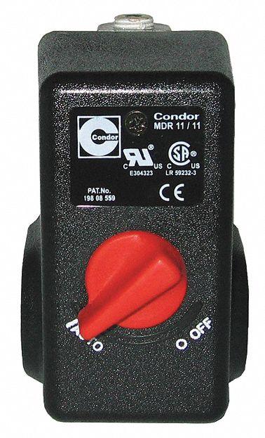 POWERMATE Compressor Pressure Switch, 125 to 155 psi, 4 Port - Air Compressor Parts