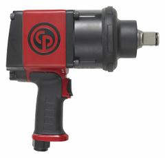 CHICAGO PNEUMATIC Air Impact Wrench: Compact, 1 in Drive, Pistol-Grip, Square, 1/2 in NPT Air Inlet (MPN CP7776). Key specifications — attr1321013: NPT; attr1321019: Compact; attr1321030: CHICAGO PNEUMATIC; attr1321012: Standard; attr1321025: Square.