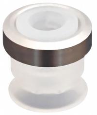 SMC Vacuum Pad: Flat with Ribs, w/o Adapter, 10 mm Pad Dia, Food Grade Silicone Rubber, White (MPN ZP10CS). Key specifications — attr1019136: ZP10CS; attr1019138: SMC.