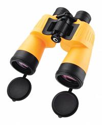 BARSKA Binoculars: 7x, 367 ft @ 1000 yd, Fog Resistant/Water Resistant, Gen (MPN AB12738). Key specifications — attr188062: Yellow; attr188056: 7x; attr188057: 367 ft @ 1000 yd; attr188059: Water Resistant; attr193709: BARSKA; attr232305: Binoculars.
