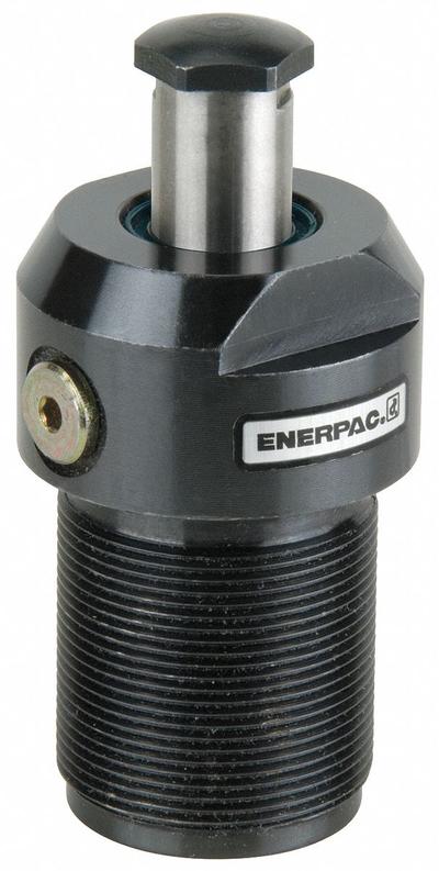 ENERPAC Hydraulic Work Support: 1,650 lbf Max. Support Force, 3/8 in Stroke Lg - Threaded Body Work Supports