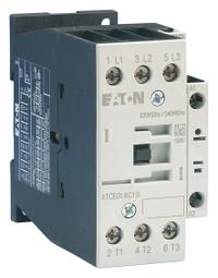 EATON IEC Magnetic Contactor: Non-Reversing, 3 Poles, 3NO Contacts, 18 A, 480V AC Coil (MPN XTCE018C01C). Key specifications — Brand: EATON; Integrated Surge Suppression: Yes.