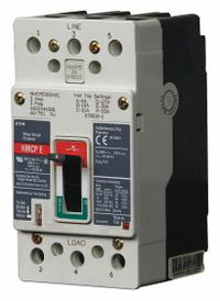 EATON Molded Case Circuit Breaker: 30 A Amps, 65kA at 600V AC, Fixed, ABC, Line/Load Lug, Std, HMCP (MPN HMCPE030H1C). Key specifications — Series: HMCP; Max. AIR Rating: 65kA at 600V AC; Instantaneous Trip: Fixed; Phase Connection: ABC; Terminal Connection: Line/Load Lug; Frame Size: 125A/EG.